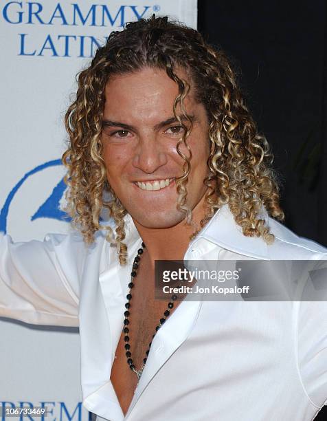 David Bisbal during 2004 Latin Recording Academy Person of the Year Tribute Event Honoring Carlos Santana- Arrivals at The Century Plaza Hotel in...
