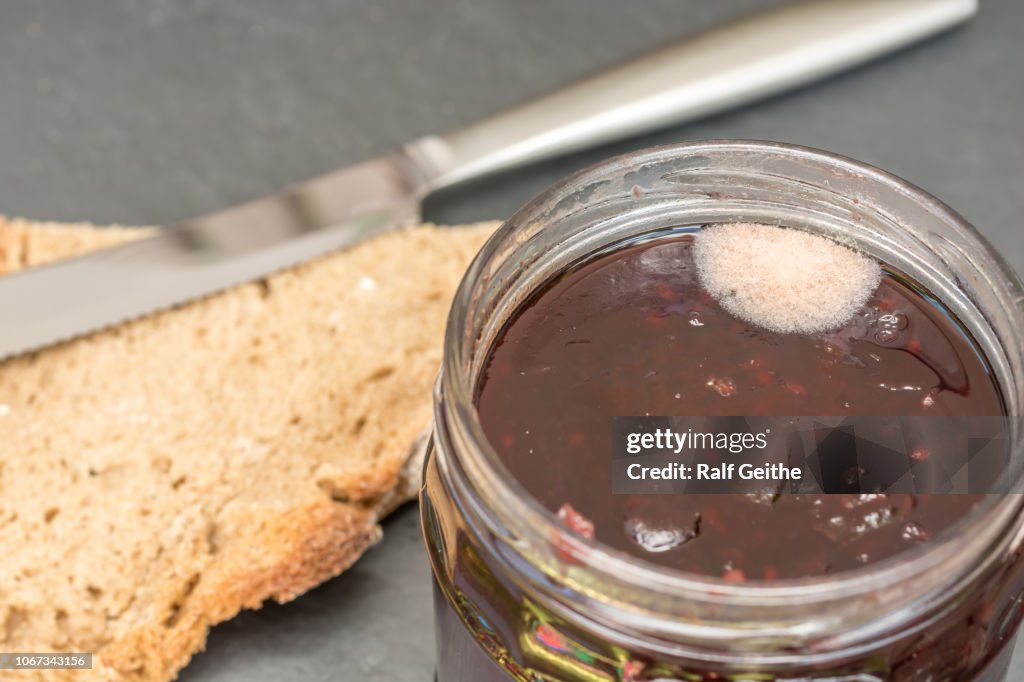 Mold on the breakfast jam for a bad start to the day