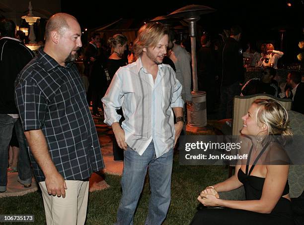 Adam Venit, David Spade and Brittany Daniel *Exclusive*