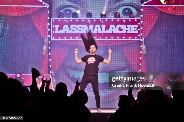 German comedian Buelent Ceylan performs live on stage during a concert at the Tempodrom on December 1, 2018 in Berlin, Germany.