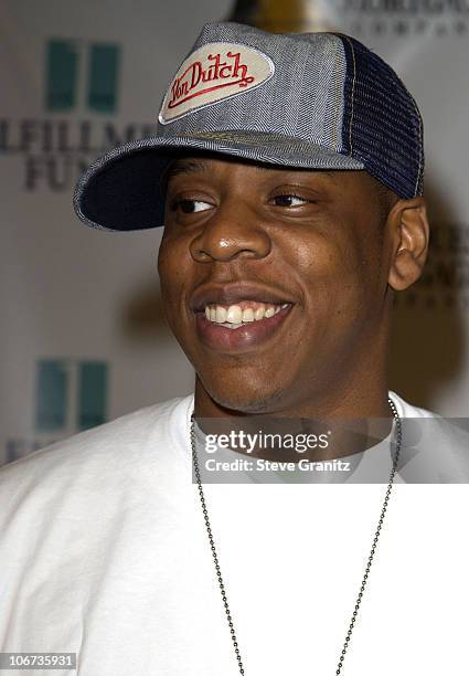 Jay-Z during Fulfillment Fund Honors Local Students and Teachers at the 2003 "Achievement Awards" at Kodak Theatre in Hollywood, California, United...