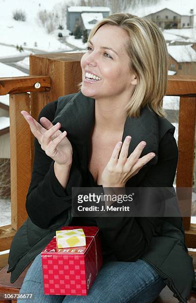 Blanchard Ryan and Lather during 2004 Sundance Film Festival - Hot House Day 5 at Deer Valley Private Residence in Deer Valley, Utah, United States.