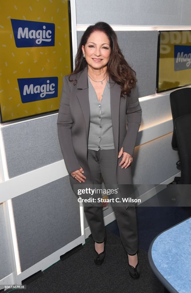 Gloria Estefan Visits Magic Radio