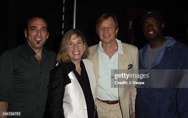 Cliff Rothman, Robin Bronk, Michael York and Antwone Fisher