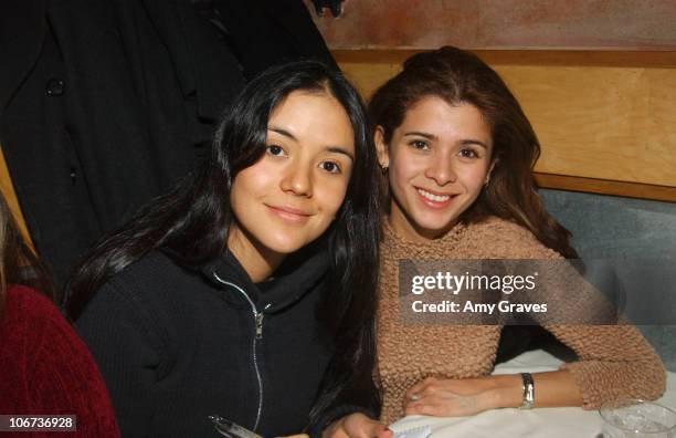 Catalina Sandino and Guilied Lopez during 2004 Park City - New Line/Fine Line Party at Zoom in Park City, Utah, United States.