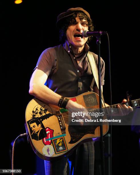 Musician Jesse Malin performs at the Rock The Night To Cure Crohn's and Colitis East at the Highline Ballroom on December 1, 2018 in New York City.