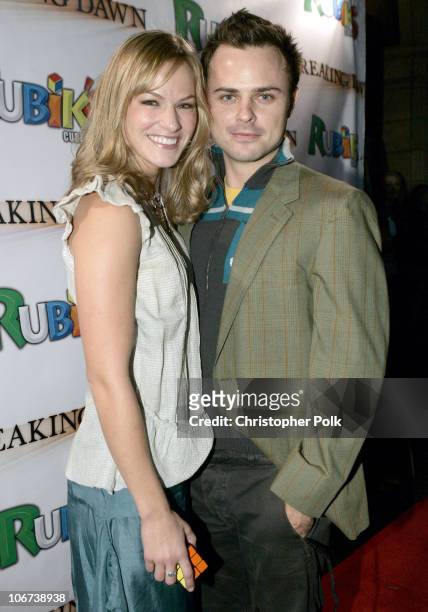 Kelly Overton and her husband Judson Morgan during Hasbro's Rubiks Cube presents "Breaking Dawn" US Premiere at the Hollywood Film Festival at...