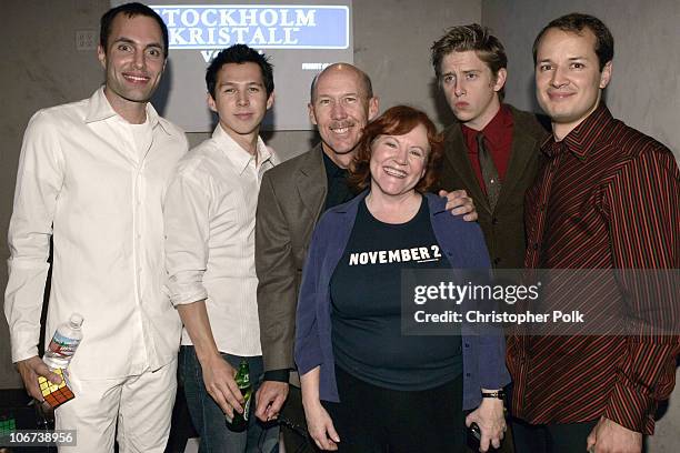 James Haven, director Mark Edwin Robinson, executive producer David Charles Robinson, actress Edie McCurg, actor Hank Harris and producer Brady...