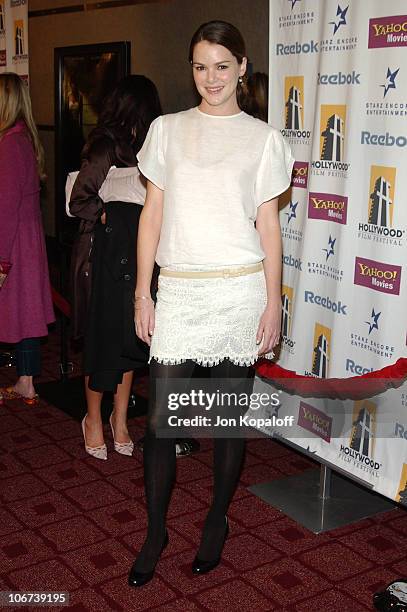 Jacinda Barrett during " A Love Song For Bobby Long " Premiere at The Hollywood Film Festival's Closing Night Gala at The Arc Light Theater in Los...