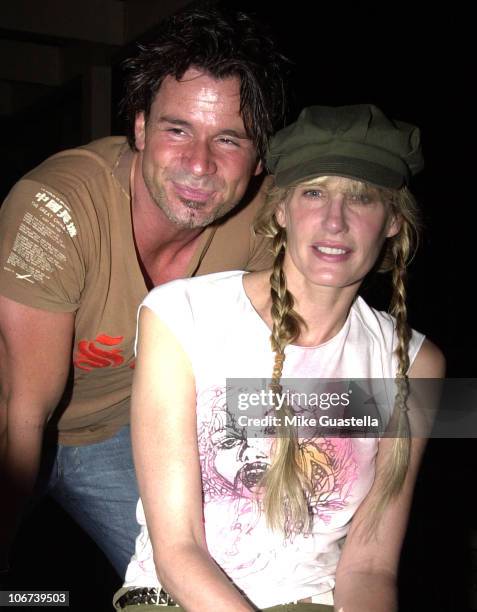 Tony Duran and Daryl Hannah during American Photo Honors Celebrity Photographer Tony Duran and His Images of Jennifer Lopez at Tony Duran's Residence...