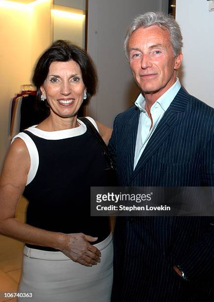 Town and Country editor-in-chief Pamela Fiori and George Campbell Gray