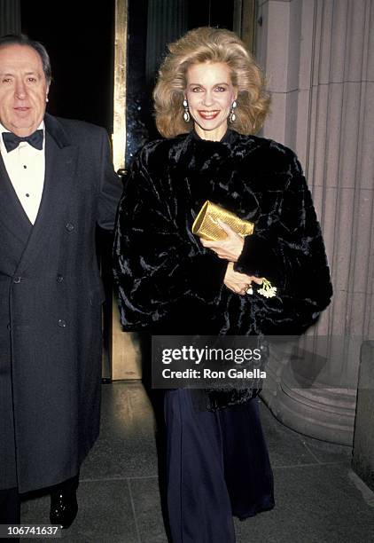 Perry R. Bass Lynn Wyatt and husband Oscar during Perry Bass and Nancy Lee Bass ...