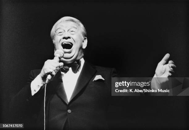 Abe/Shinko Music/Getty Images: Mel Torme performing at The Fujitsu Concord Jazz Festival In Japan '90, Tokyo, November 11 1990.