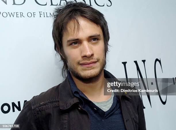 Gael Garcia Bernal during The Grand Classics Screening Hosted by Gael Garcia Bernal Sponsored by I.N.C. - New Mens Collection at SoHo House in New...