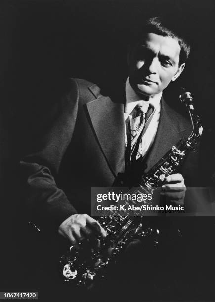 Abe/Shinko Music/Getty Images: Art Pepper performing live at YBC TV Hall, Yamagata, Japan, 14th March 1978.