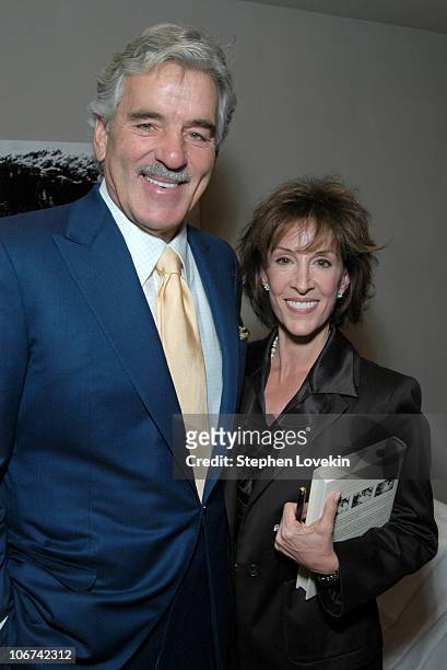 Dennis Farina and Deana Martin during Deana Martin Celebrates the Publication of her New Book "Memoirs Are Made Of This" at Chambers Hotel in New...