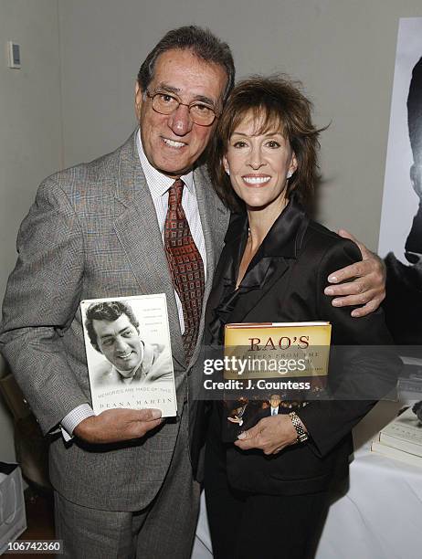 Frank Pelegrino and Deana Martin during Deana Martin and the Chambers Hotel Celebrate the Release of Her Book "Memories Are Made of This" at Chambers...