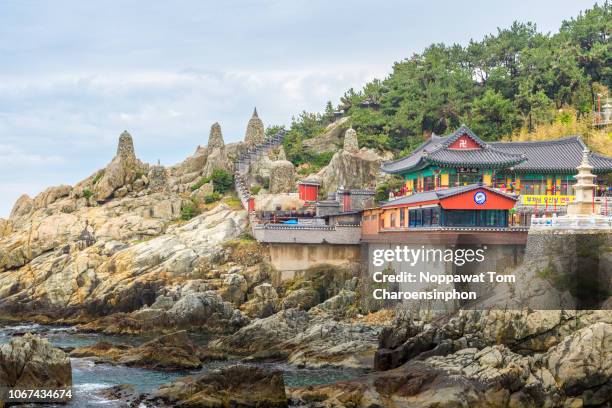 haedong yonggungsa temple, busan, south korea - busan 個照片及圖片檔