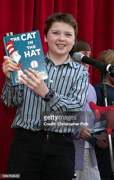 Spencer Breslin during Theodor "Dr. Seuss" Geisel Honored Posthumously with Star on Hollywood Walk of Fame at Hollywood Blvd. In Hollywood,...