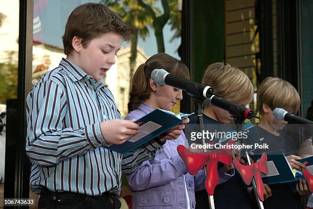 Spencer Breslin during the read-along during Theodor "Dr. Seuss" Geisel Honored Posthumously with Star on Hollywood Walk of Fame at Hollywood Blvd....