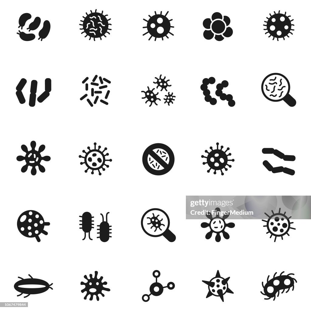 Virus pictogramserie