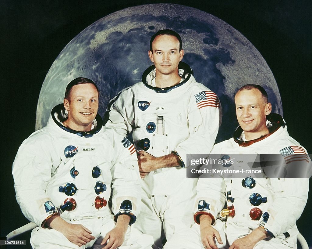 Neil Armstrong, Michael Collins And Edwin Aldrin In 1969