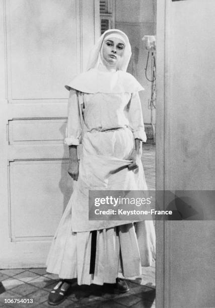 Audrey Hepburn Dressed As A Nun For Her Role In The Nun S Story. 1959