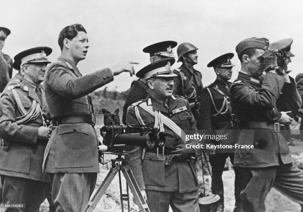 Romanian King Michael On The Bessarabian Front In September 1941