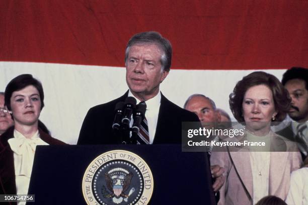 Usa, Washington, President Jimmy Carter At The Tribune