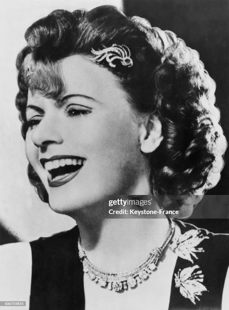 Greta Garbo Smiling, 1940'S
