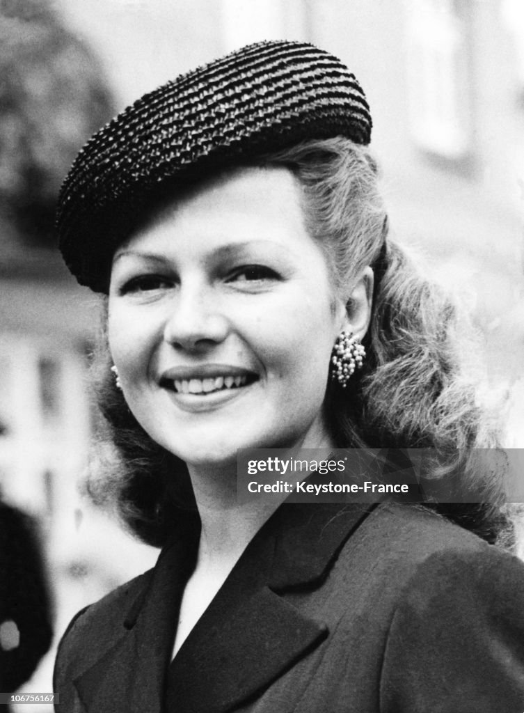 Great Britain, Ascot Meeting, Rita Hayworth. June 1950