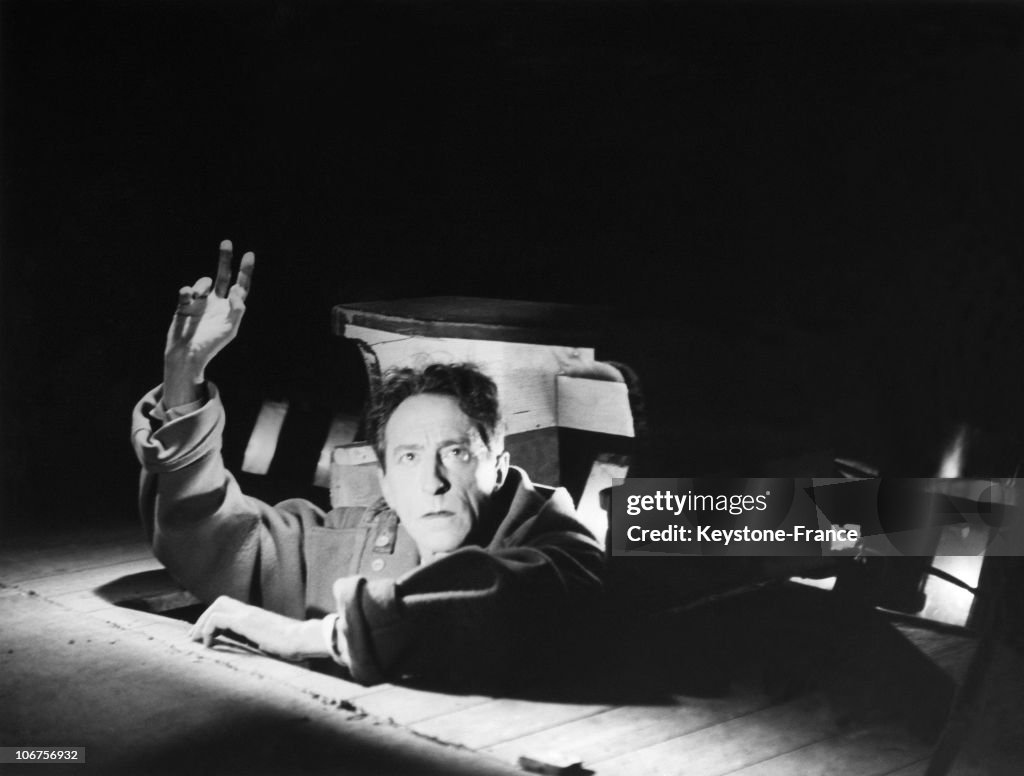 Poet And Playwright Jean Cocteau In The 1950'S