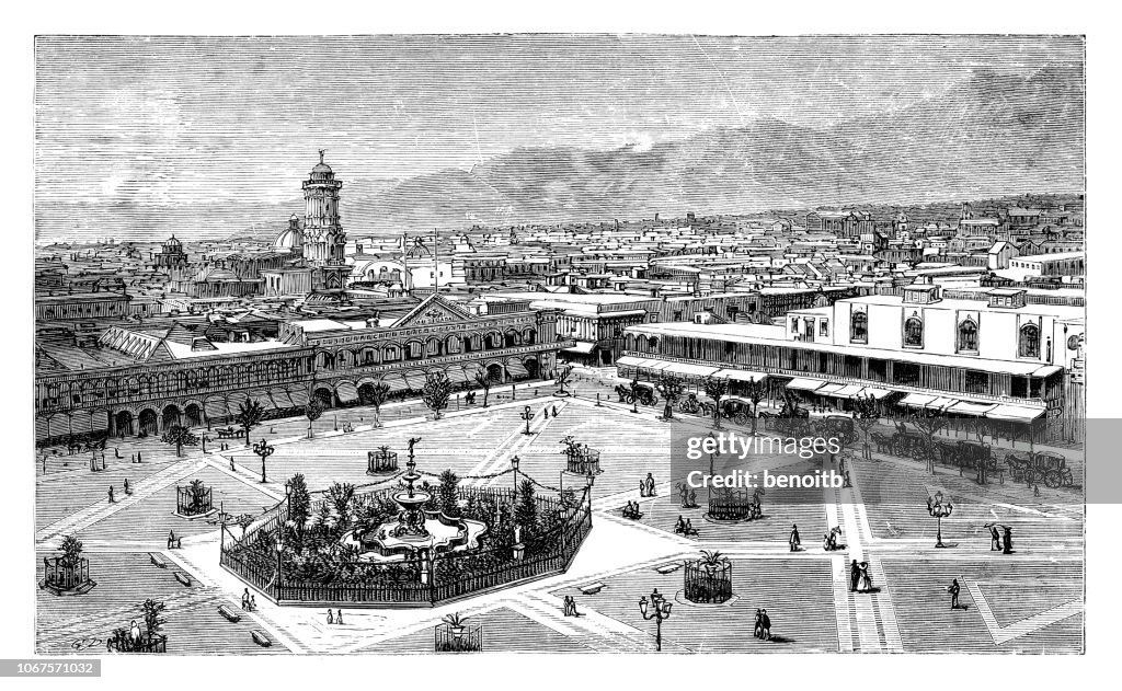 Plaza de Armas à Lima, Pérou