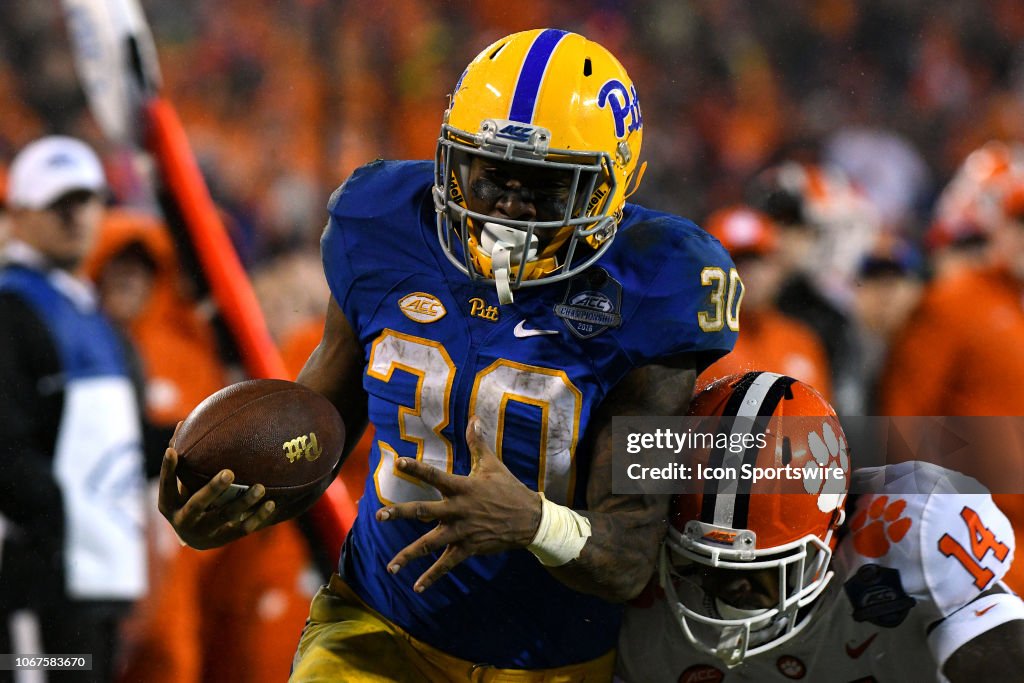 COLLEGE FOOTBALL: DEC 01 ACC Championship Game - Pitt v Clemson