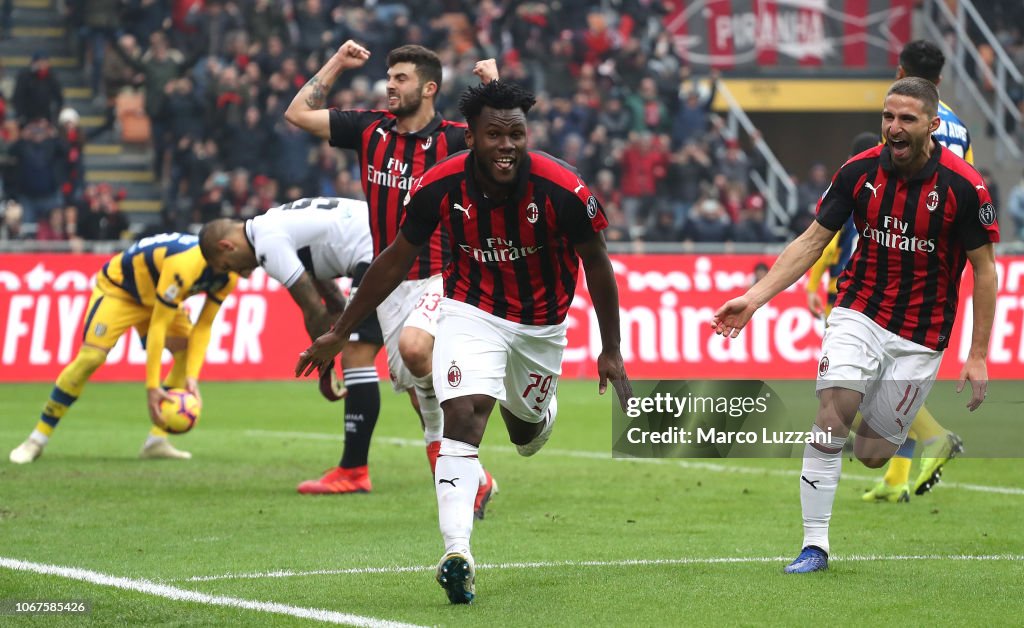 AC Milan v Parma Calcio - Serie A