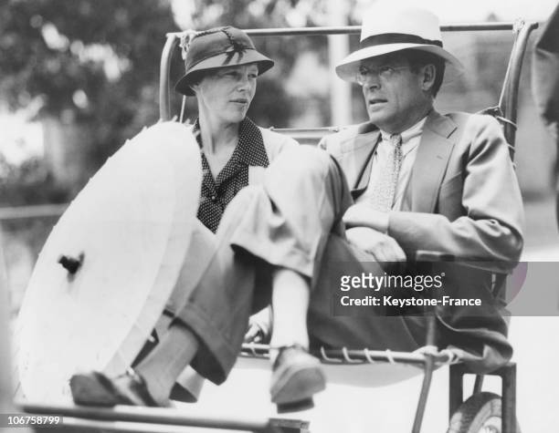 San Diego, Amelia Earhart And Her Husband George Palmer Putnam In July 1935.