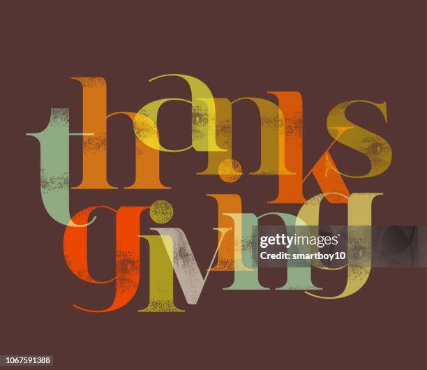 thanksgiving message - thanksgiving greeting stock illustrations