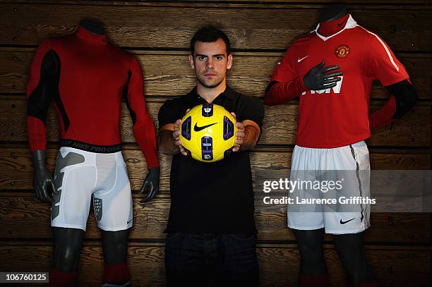 Darron Gibson attends the opening of Nike's first football only store in the world, on Market Street, November 11, 2010 in Manchester, England. The...