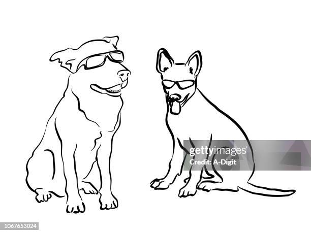 1 051点の犬 かっこいいイラスト素材 Getty Images