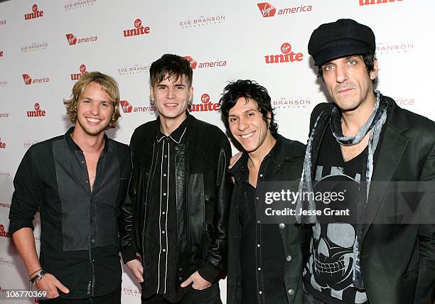 Musician Sam Branson and band Delilah arrive at the 4th Annual Rock The Kasbah Gala in Supoprt of Virgin Unite in the Grand Hall at the Dorothy...