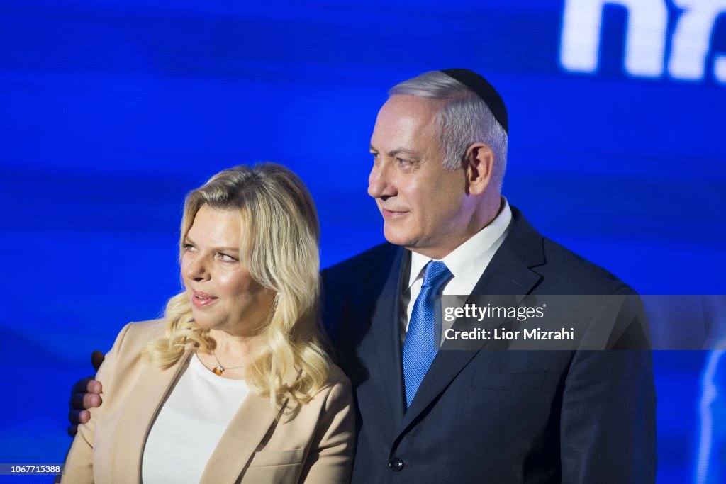 Netanyahu Marks First Night of Hanukkah Amid Bribery Allegations
