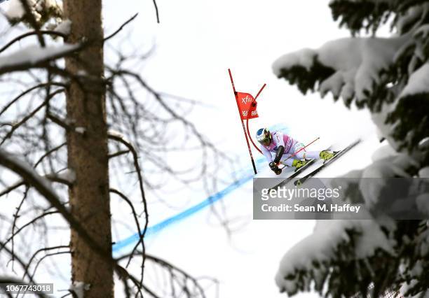 Manfred Moelgg of Italy competes during the Audi FIS Alpine Ski World Cup Men's Giant Slalom on December 2, 2018 in Beaver Creek, Colorado.