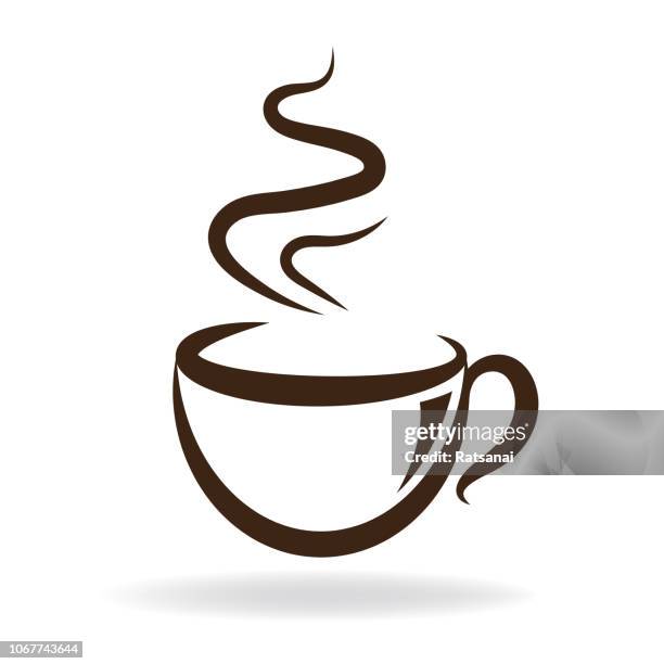 kaffeetasse - coffee break stock-grafiken, -clipart, -cartoons und -symbole