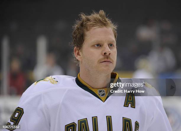 Portrait of Steve Ott of the Dallas Stars before the game against the Los Angeles Kings at the Staples Center on November 11, 2010 in Los Angeles,...