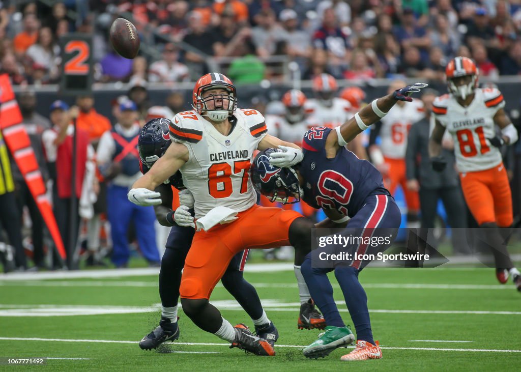 NFL: DEC 02 Browns at Texans