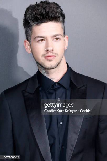 Travis Mills arrives at the The Art Of Elysium's 11th Annual Celebration - Heaven on January 6, 2018 in Santa Monica, California.