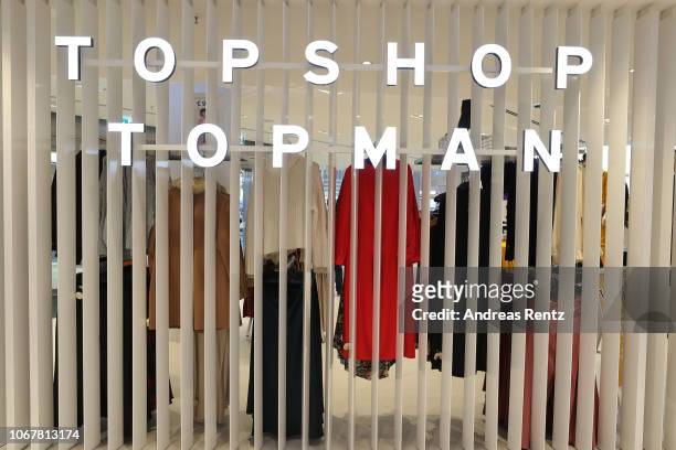 Interior view of the Topshop Topman store opening on November 15, 2018 in Duesseldorf, Germany.