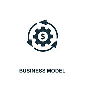 Business Model icon. Premium style design from startup icon collection. UI and UX. Pixel perfect Business Model icon for web design, apps, software, print usage.
