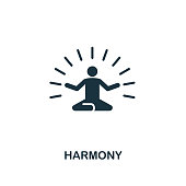 Harmony icon. Premium style design from teamwork icon collection. UI and UX. Pixel perfect Harmony icon for web design, apps, software, print usage.
