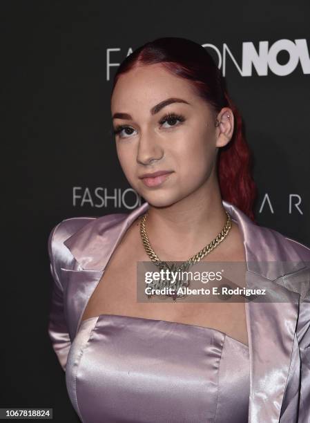 Bhad Bhabie attends the Fashion Nova x Cardi B Collaboration Launch Event at Boulevard3 on November 14, 2018 in Hollywood, California.